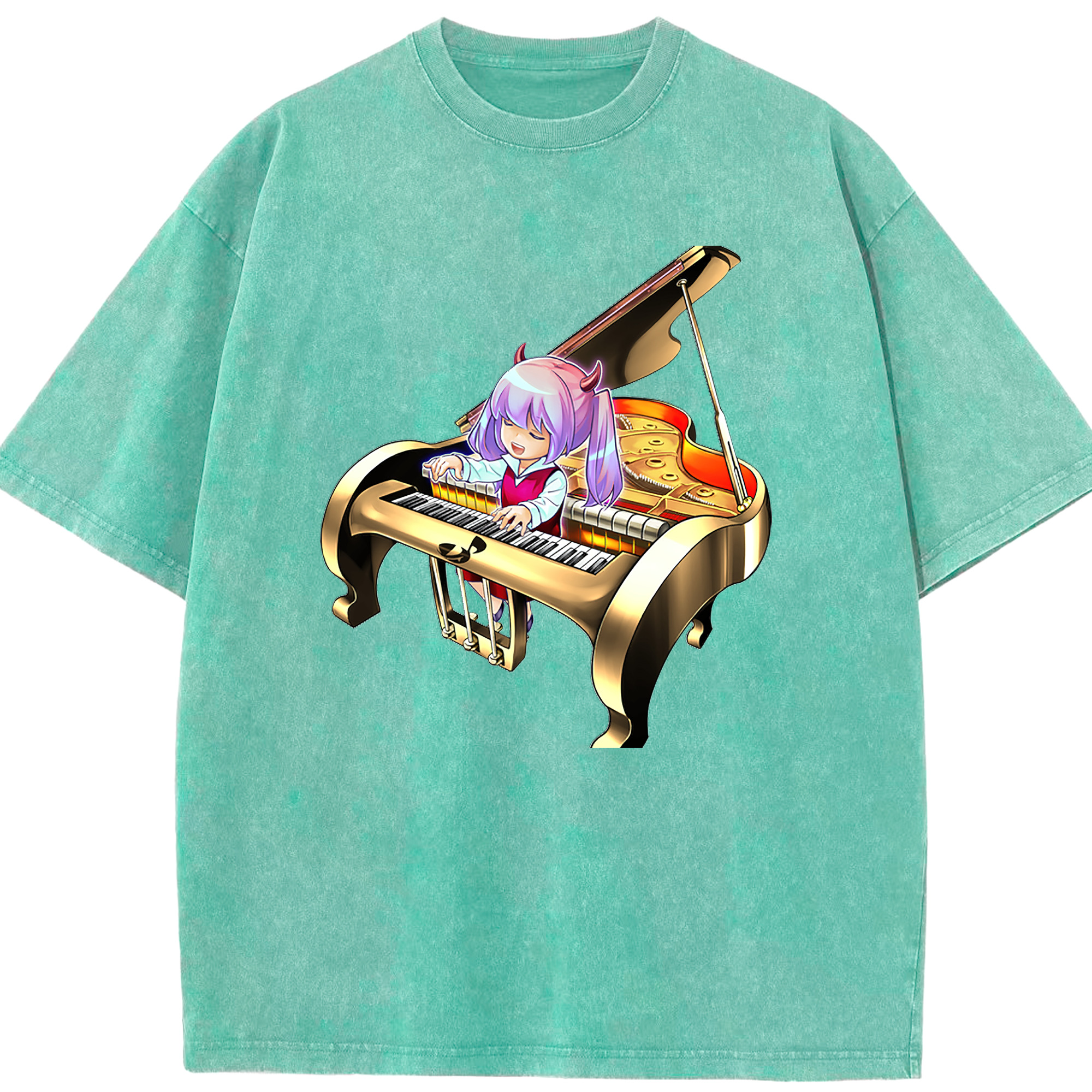 （画像用） 遊☆戯☆王 Yu-Gi-Oh! 綿100% ヴィンテージ風 半袖Tシャツ（フロントプリント）